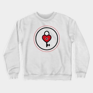 Discover True Romance: Art, Creativity and Connections for Valentine's Day and Lovers' Day Crewneck Sweatshirt